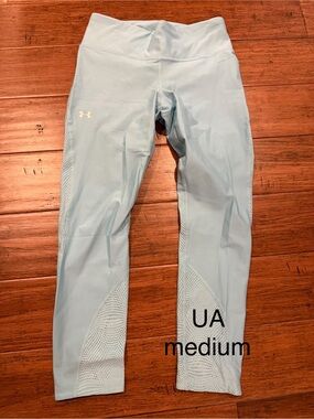 Under Armour Pale Blue High-Waist Performance Leggings